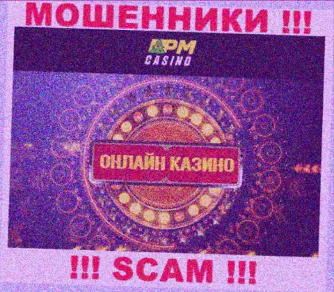 Сфера деятельности мошенников ПМКазино - это Casino, но имейте ввиду это обман !!!