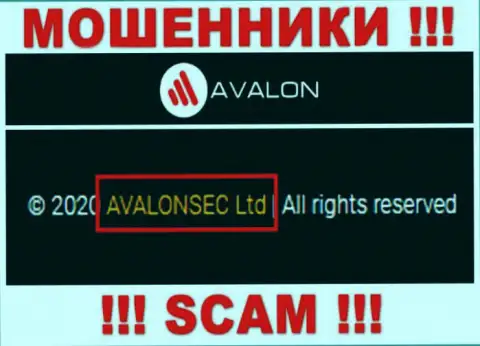 АвалонСек - это ВОРЮГИ, а принадлежат они AvalonSec Ltd