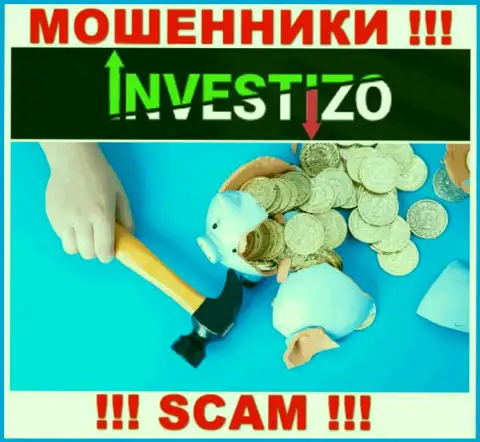 Investizo - это internet мошенники, можете утратить все свои вложенные деньги