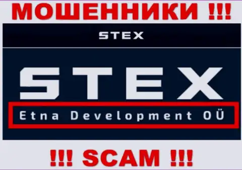 На сайте Stex написано, что Etna Development OÜ - это их юридическое лицо, но это не значит, что они порядочные