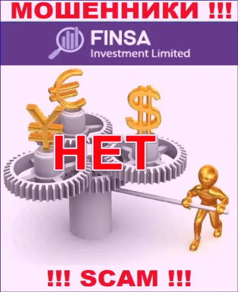 У конторы Finsa Investment Limited нет регулятора, а значит ее мошеннические ухищрения некому пресекать