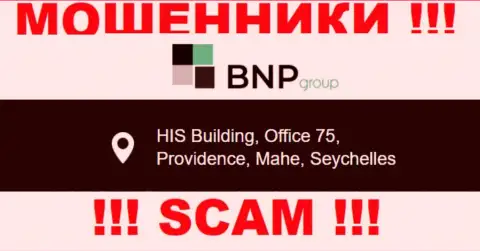 Противозаконно действующая контора BNPGroup пустила корни в оффшорной зоне по адресу HIS Building, Office 75, Providence, Mahe, Seychelles, будьте крайне осторожны