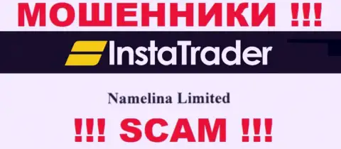 Юридическое лицо компании Namelina Limited - это Namelina Limited, информация взята с сайта