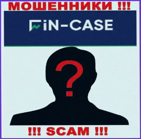 Не взаимодействуйте с интернет-мошенниками FinCase - нет информации об их прямом руководстве