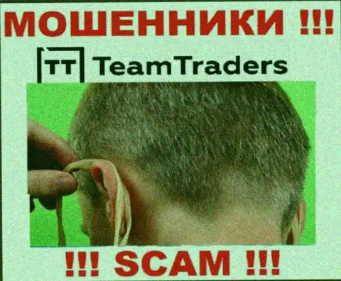 С организацией Team Traders не сможете заработать, заманят к себе в организацию и ограбят подчистую