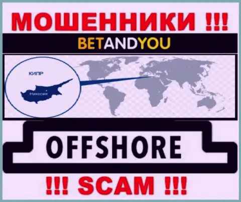 БетандЮ - интернет воры, их адрес регистрации на территории Кипр