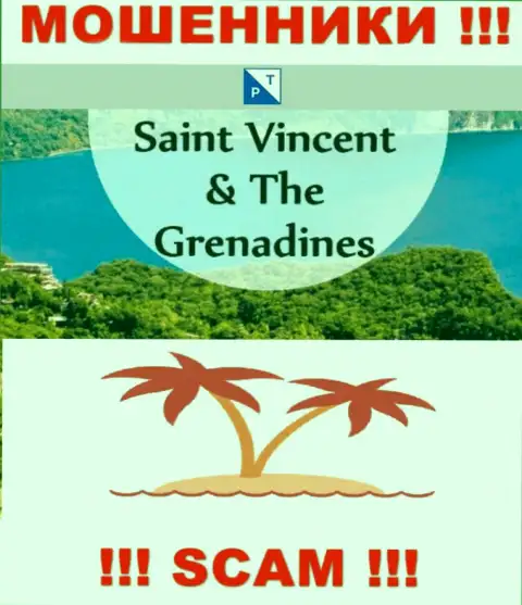 Офшорные интернет мошенники Плаза Трейд прячутся вот здесь - Сент-Винсент и Гренадины