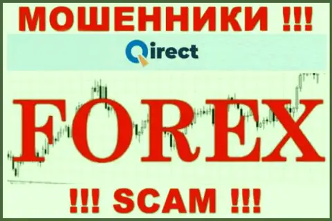 Qirect Com оставляют без вложенных денежных средств доверчивых клиентов, которые поверили в легальность их деятельности