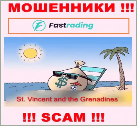 Офшорные internet-мошенники FasTrading Com скрываются вот здесь - Сент-Винсент и Гренадины