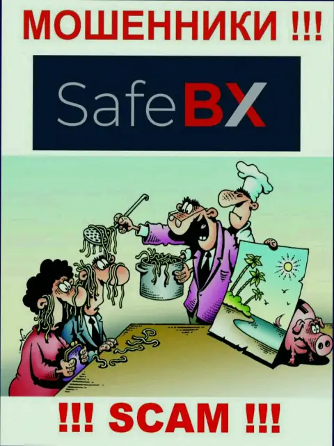 Пользуясь доверчивостью лохов, SafeBX заманивают доверчивых людей в свой разводняк