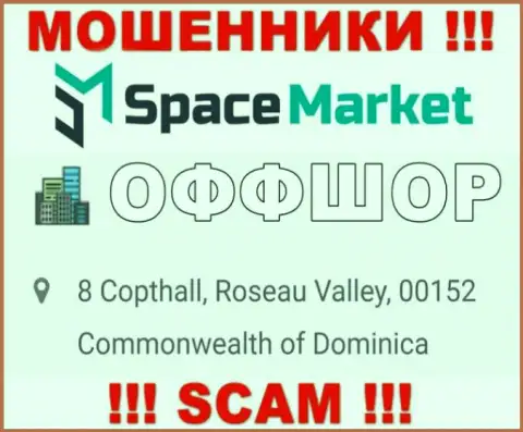 Рекомендуем избегать сотрудничества с жуликами SpaceMarket, Доминика - их место регистрации