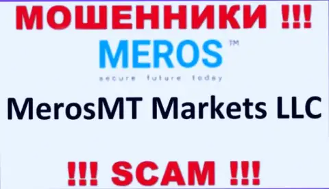 Компания, которая управляет мошенниками MerosMT Markets LLC - это MerosMT Markets LLC