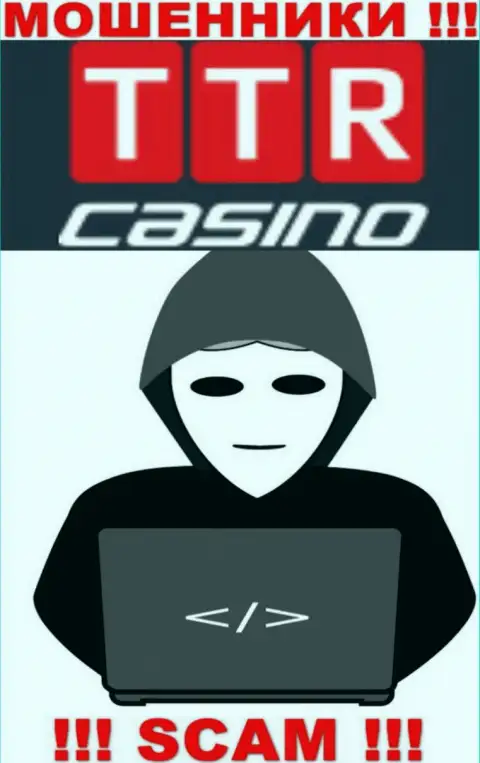 Посетив сайт шулеров TTR Casino мы обнаружили отсутствие информации о их прямых руководителях