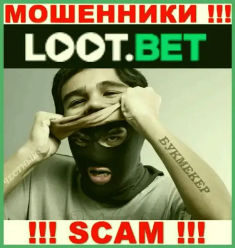 Loot Bet являются internet-обманщиками, поэтому скрывают сведения о своем руководстве