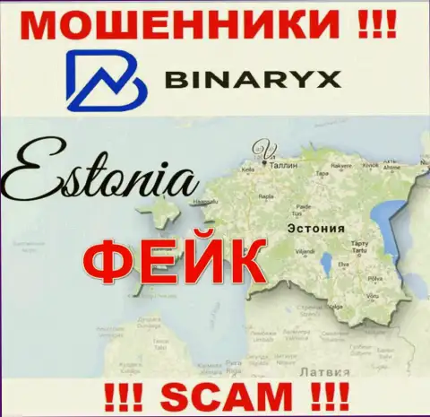 Оффшорная юрисдикция конторы Binaryx у нее на интернет-ресурсе приведена липовая, осторожно !!!