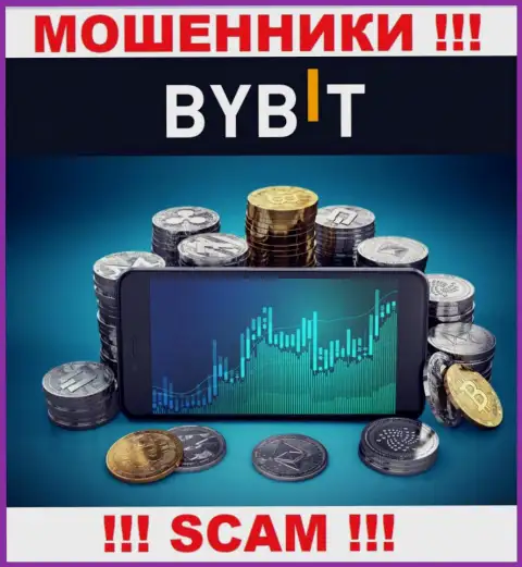 С ByBit связываться весьма рискованно, их направление деятельности Crypto trading - это разводняк