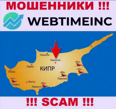 Организация WebTime Inc - это махинаторы, отсиживаются на территории Nicosia, Cyprus, а это оффшорная зона