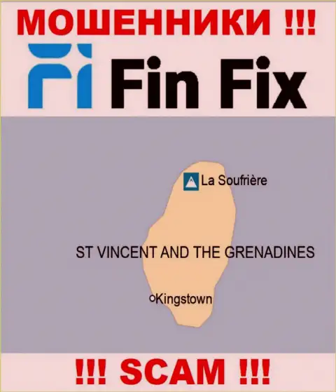 FinFix осели на территории St. Vincent and the Grenadines и свободно крадут финансовые средства