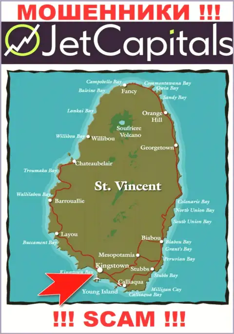Kingstown, St Vincent and the Grenadines - здесь, в офшоре, отсиживаются ворюги JetCapitals Com