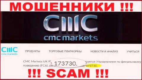 На сайте мошенников CMC Markets хотя и представлена лицензия на осуществление деятельности, однако они все равно МОШЕННИКИ
