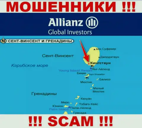 Allianz Global Investors LLC безнаказанно лишают денег, ведь пустили корни на территории - Кингстаун, Сент-Винсент и Гренадины