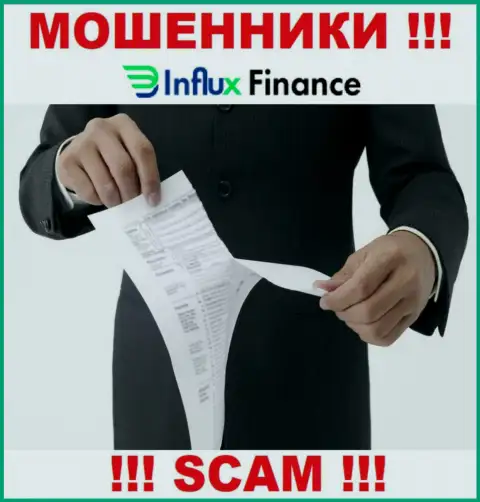 InFluxFinance Pro не имеет разрешения на ведение своей деятельности - это МОШЕННИКИ