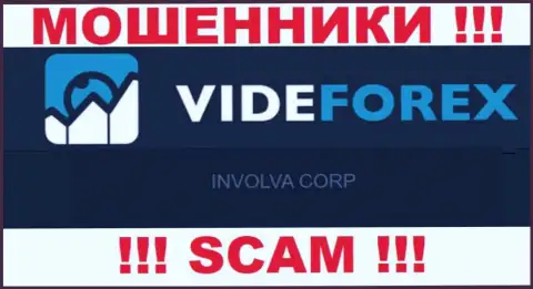 VideForex - это МОШЕННИКИ, а принадлежат они INVOLVA CORP