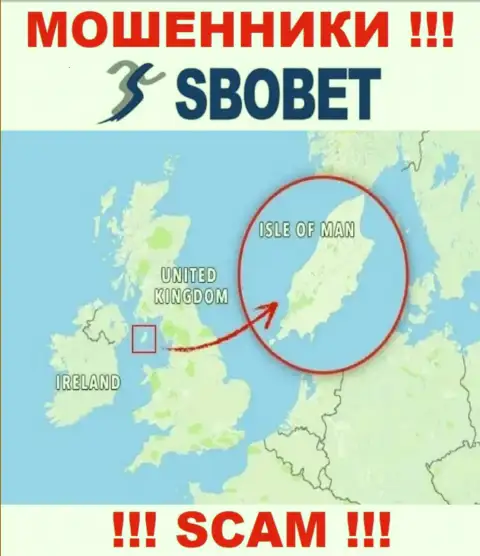В конторе SboBet абсолютно спокойно сливают клиентов, ведь прячутся в оффшоре на территории - Isle of Man