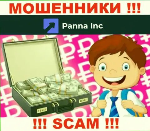 Panna Inc ни копейки Вам не выведут, не оплачивайте никаких комиссионных платежей