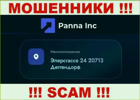 Адрес регистрации компании ПаннаИнк на официальном сайте - ложный !!! БУДЬТЕ КРАЙНЕ ВНИМАТЕЛЬНЫ !!!