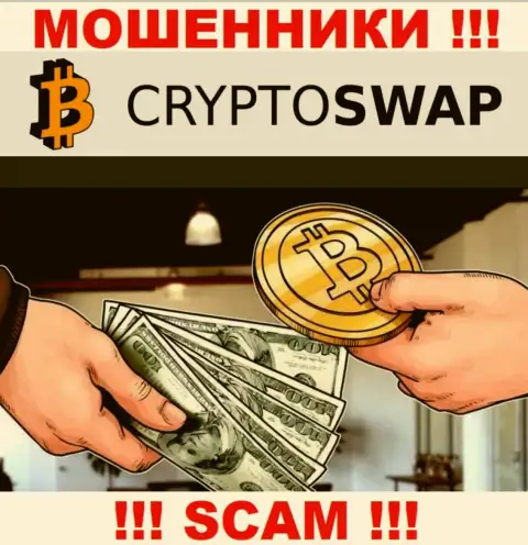 Не рекомендуем доверять Crypto Swap Net, оказывающим услугу в сфере Крипто обменник