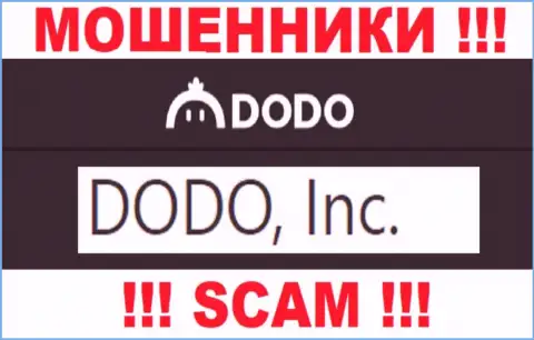 DodoEx - это internet мошенники, а владеет ими DODO, Inc