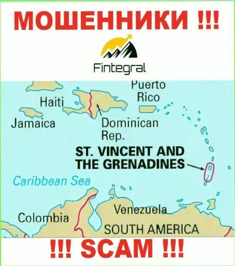 St. Vincent and the Grenadines - здесь юридически зарегистрирована преступно действующая компания Эфереал Групп ЛЛК