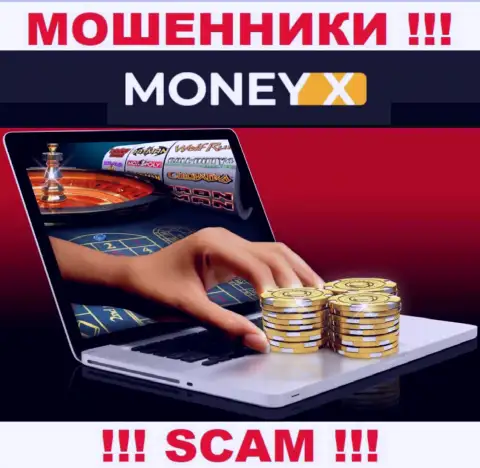 Интернет-казино - область деятельности мошенников Мани Икс