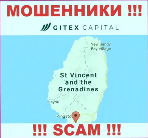 У себя на информационном сервисе Gitex Capital указали, что зарегистрированы они на территории - St. Vincent and the Grenadines