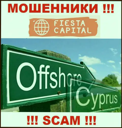 Оффшорные интернет-мошенники FiestaCapital Org прячутся вот тут - Cyprus