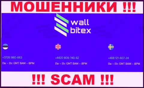 МОШЕННИКИ из конторы WallBitex Com вышли на поиск доверчивых людей - звонят с разных номеров