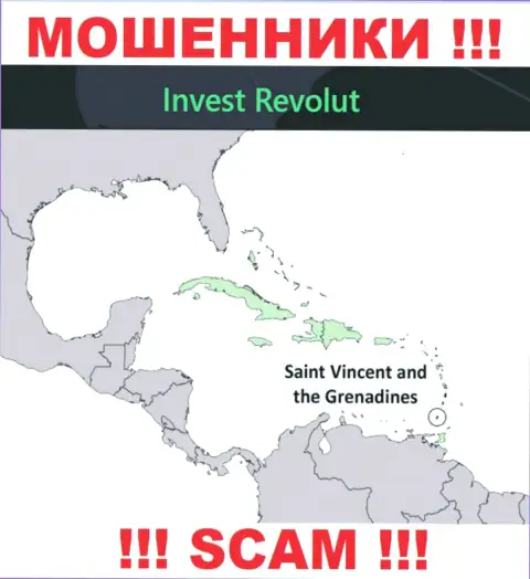 Invest-Revolut Com расположились на территории - Kingstown, St Vincent and the Grenadines, избегайте взаимодействия с ними